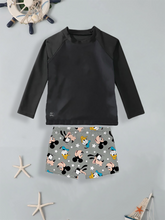 Carregar imagem no visualizador da galeria, Conjunto Blusa + Sunga Infantil com Proteção UV50 Masculino
