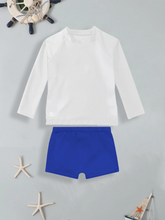 Carregar imagem no visualizador da galeria, Conjunto Blusa + Sunga Infantil com Proteção UV50 Masculino
